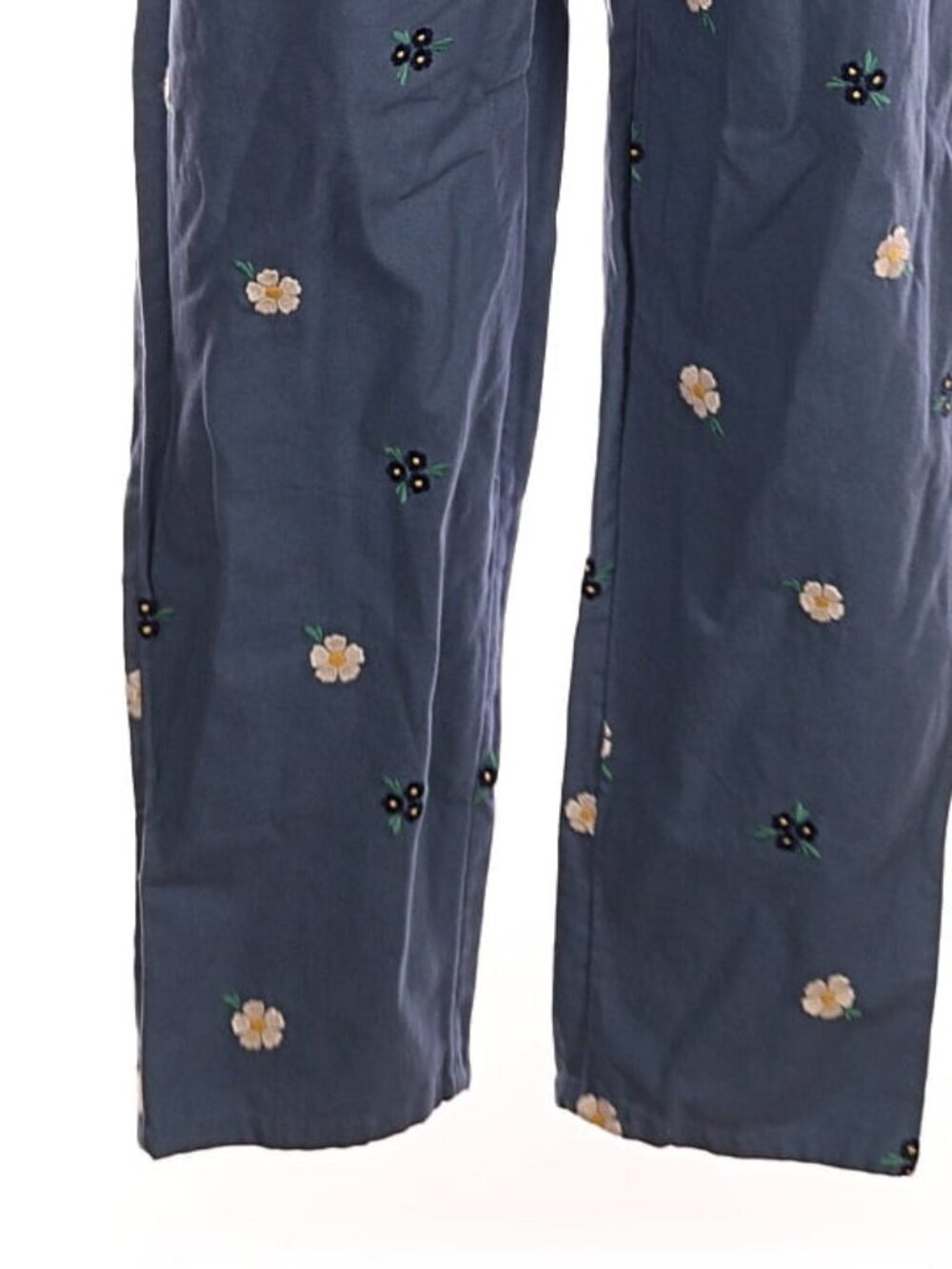 Lucy & Yak Original - Twill Dungarees in Blue With Frankie Flowers UK14/US10 - Picture 7 of 7